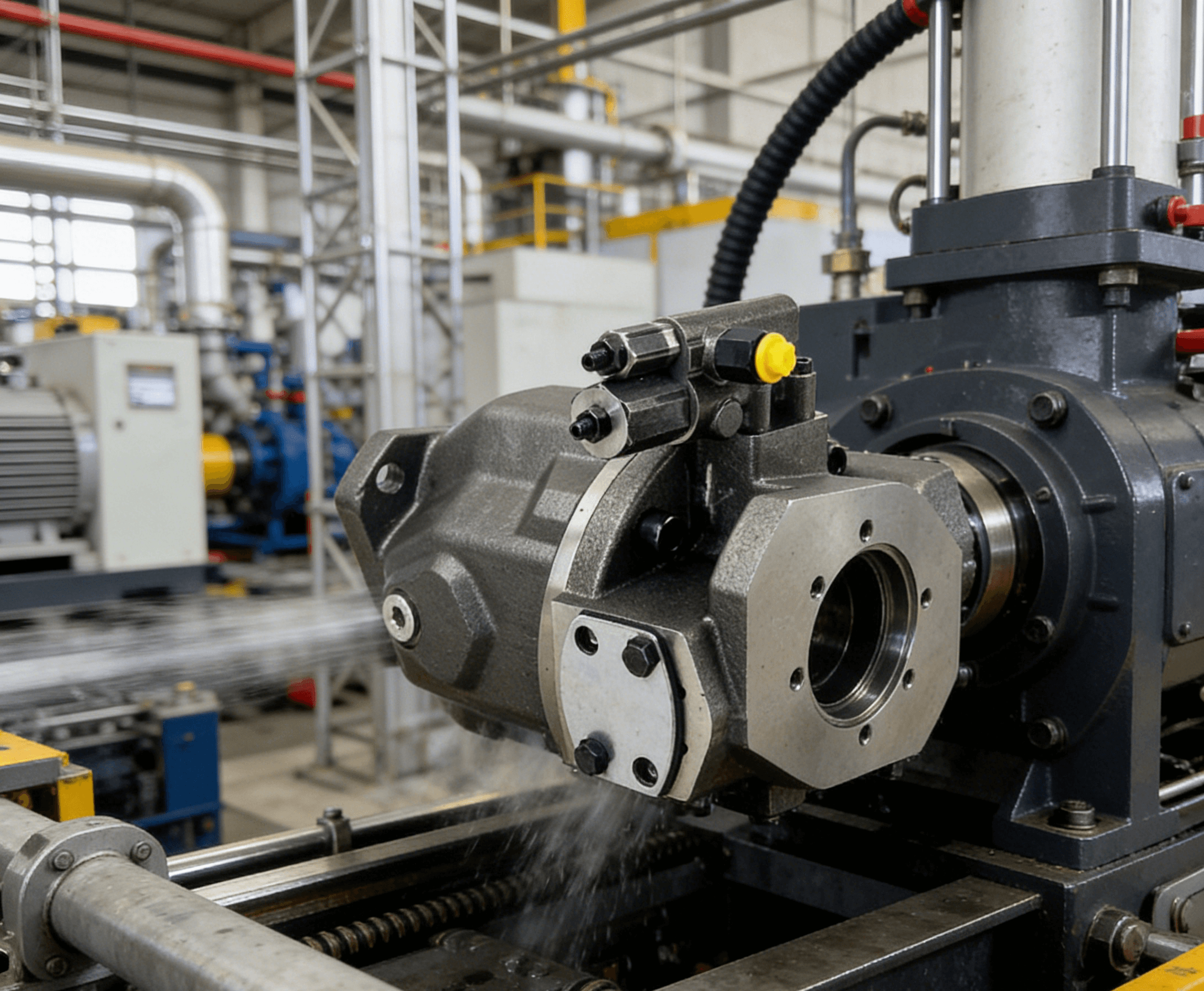 Piston pumps working Piston pumps working