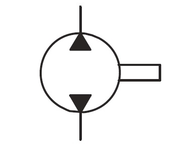Bi-directional Fixed pump symbols