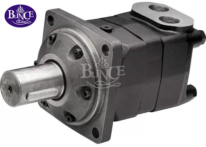 M S OMV BMV Heavy Duty Gerotor Hydraulic Motor With Spline , Tapered Shaft