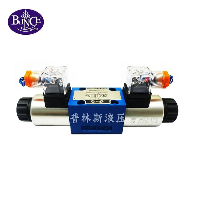 4WE6A 4WE6E 4WE6F 60lpm Micro Solenoid Valve , Hydraulic Pump Solenoid Valve