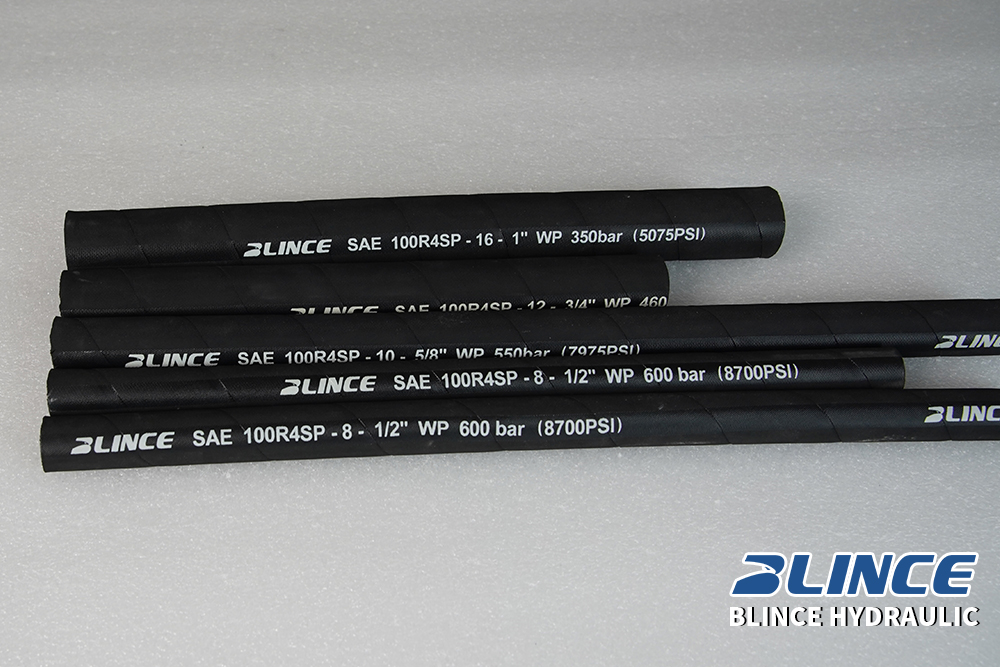 SAE 100R2 EN 853 2SN hydraulic hose application