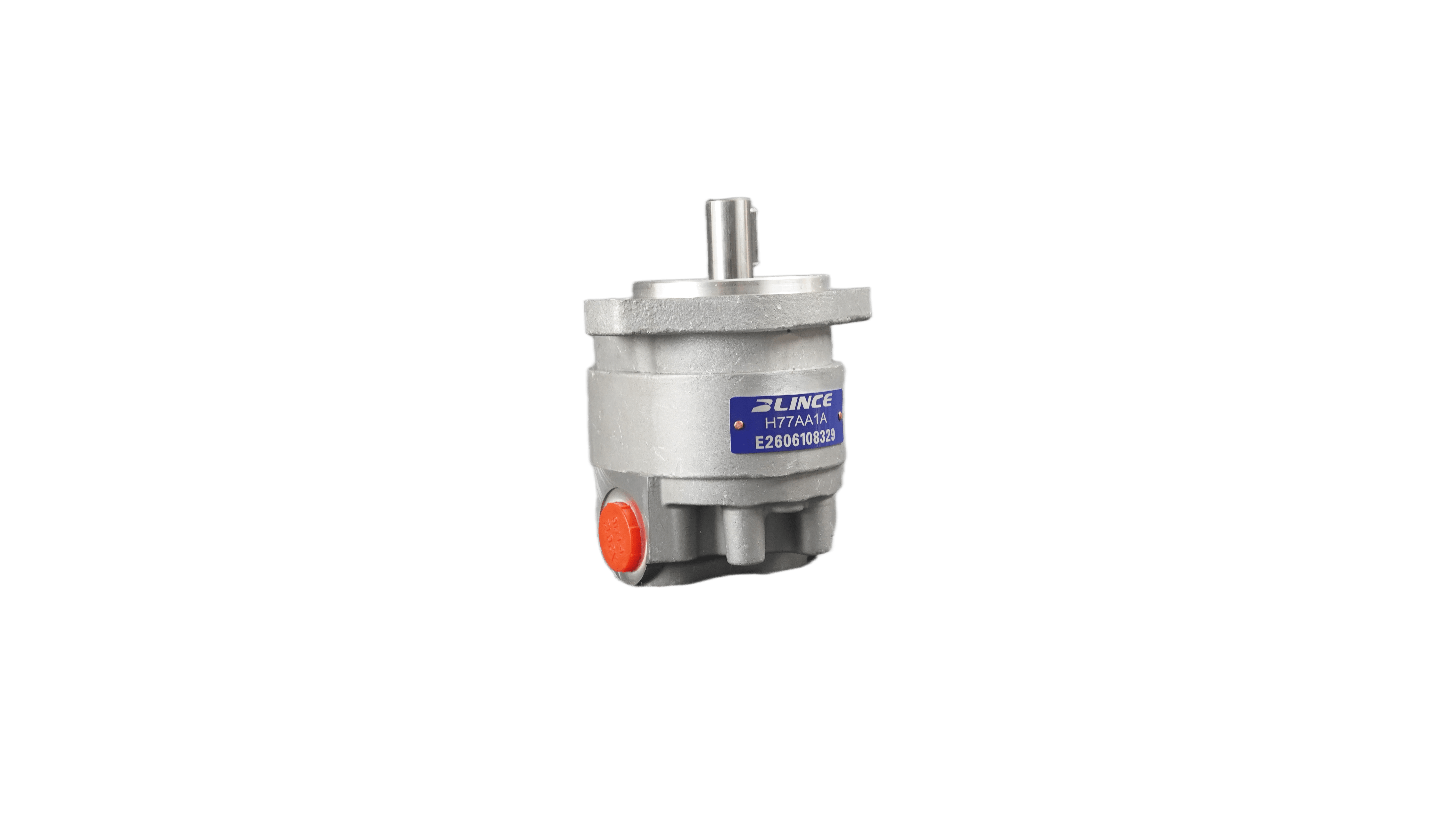 Flange mounted hydraulic gear pump with keyed shaft