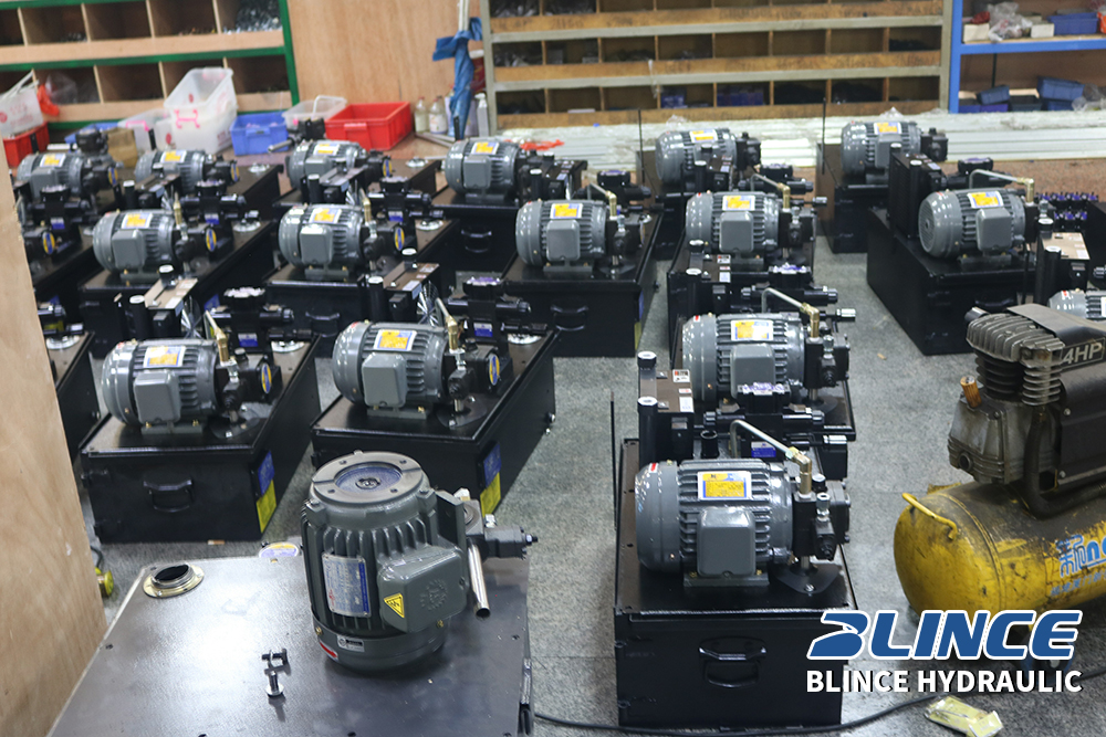 The factory has produced the finished hydraulic systems.