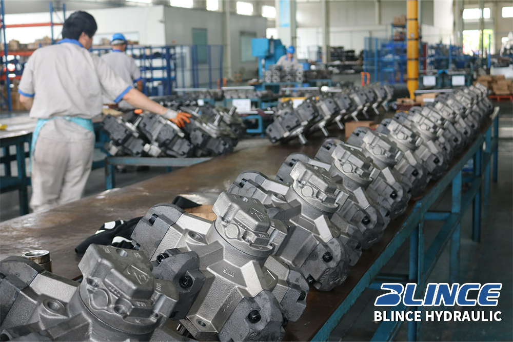 Radial piston motor production line